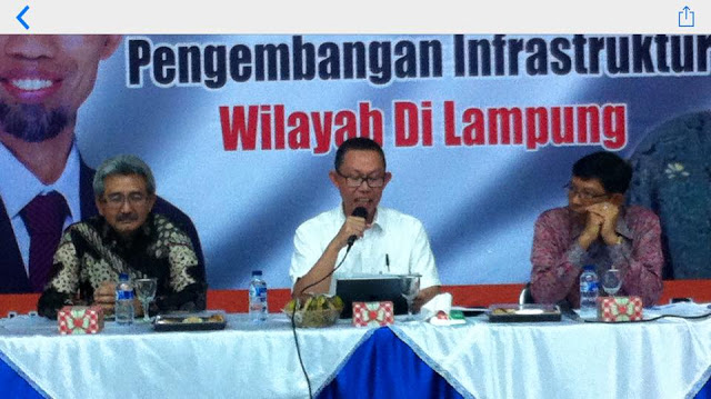 Metro-Bandarlampung Masuk Cetak Biru Area Metropolitan
