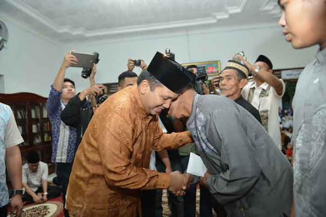 Safari Ramadhan, Gubernur Ridho SIlaturahmi di Ponpes Al-Fatah