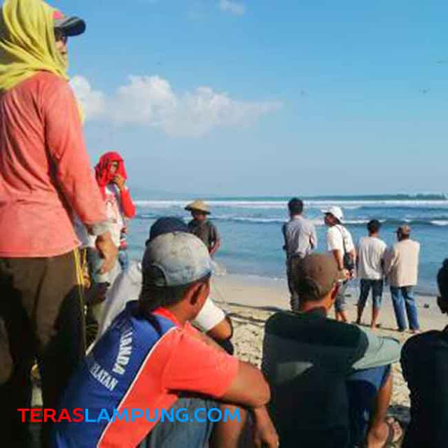 Tiga Pekerja Bangunan Tenggelam di Laut Ketang Kalianda