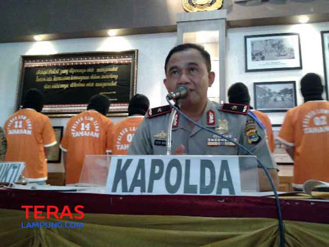 Komplotan Perampok Sadistis Diringkus Tim Gabungan Resmob Polda Lampung