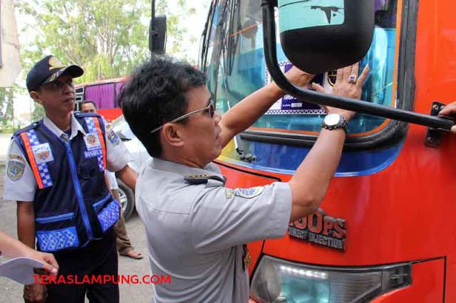 Jelang Mudik Idul Fitri, Dinas Perhubungan Metro Gelar Uji Kelengkapan Kendaraan