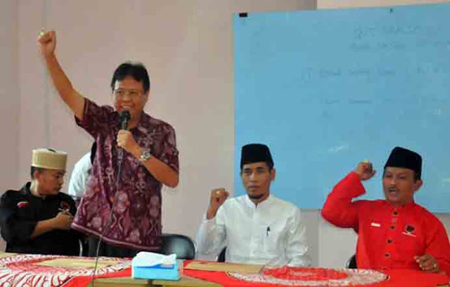Pilkada Lamtim, PDIP Resmi Usung Erwin Arifin-Priyo Budi Utomo