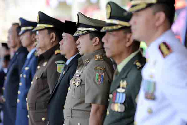Gubernur Lampungn Hadiri HUT Bhayangkara