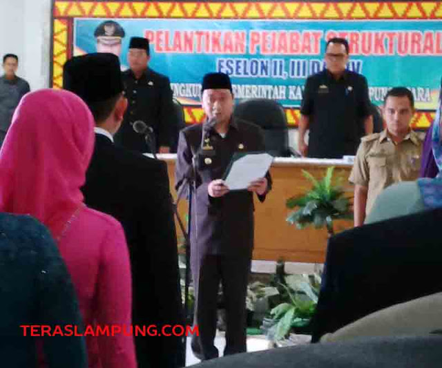 “Rolling Jiilid IV”, Bupati Agung Lantik 78 Pejabat Eselon dan Kepala Sekolah