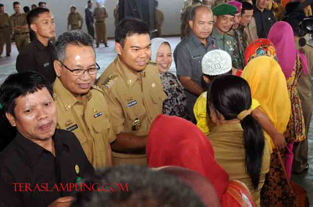 Bupati Rycko Menoza Halal Bihalal dengan Para PNS Pemkab Lampung Selatan