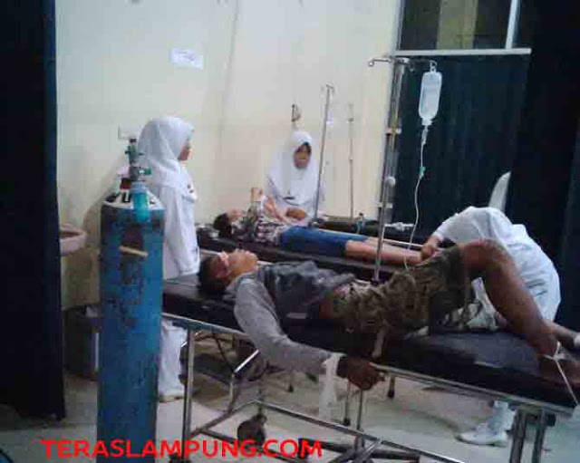 Luka Sangat Parah, Dua Korban Tabrakan di Kotabumi Dirujuk ke RS di Bandarlampung