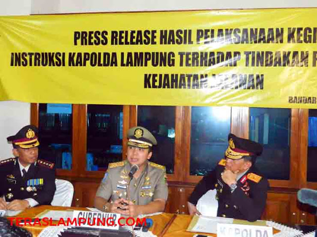 HUT ke-69 Bhayangkara, Gubernur Ridho Ficardo Pimpin Ekspose Kasus di Polda Lampung