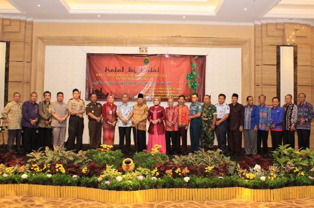 Wagub Bachtiar Basri Hadiri Halal Bihala Jajaran Pengadilan Tinggi Lampung