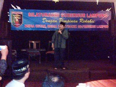 Gubernur Lampung Minta Pers Jaga Suasana Kondusif