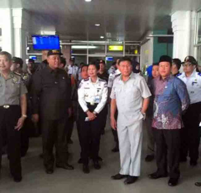 Anggota DPD RI Tinjau Arus Balik di Bandara Radin Intan II