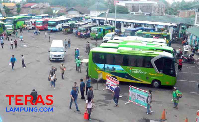 Memasuki H-4 Lebaran, Lonjakan Penumpang Belum Terlihat di Terminal Rajabasa
