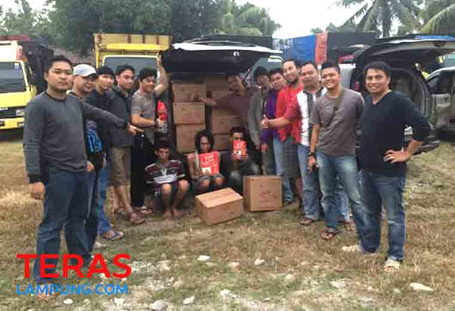 Tim Batman Polda Lampung Ringkus Tiga Bandit “Perampas” Belasan Kardus Susu Formula