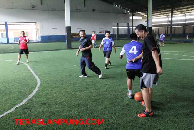 Pejabat Kota Metro Jadwalkan Futsal Bersama Wartawan Sebulan Sekali