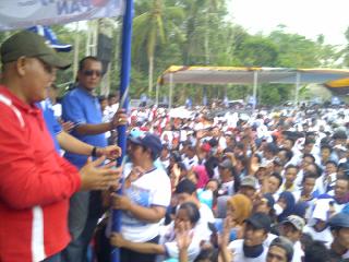 Digelar Bersamaan Sosialisasi Cabub-Cawabub Lamsel, Perayaan HUT PAN di Jati Agung Berlangsung Meriah