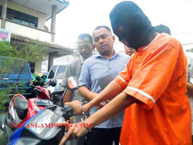 Buron Delapan Bulan, Pelaku Curanmor Dibekuk Polisi
