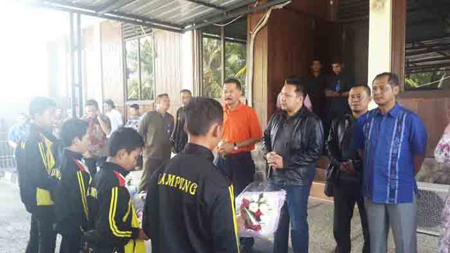 Gubernur Ridho Sambut Atlet Olimpiade Olahraga Siswa Nasional