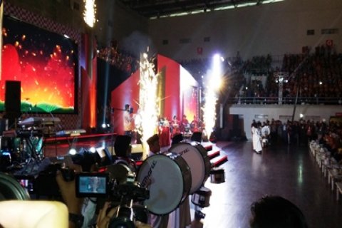 Mendikbud Buka FLS2N di Palembang dengan Pukulan Kendang