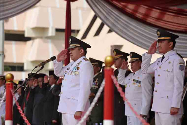 Gubernur Ridho Ficardo Jadi Inspektur Upacara Peringatan HUT Kemerdekaan RI