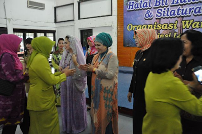 Organisasi Wanita Lampung Gelar Halal Bihalal