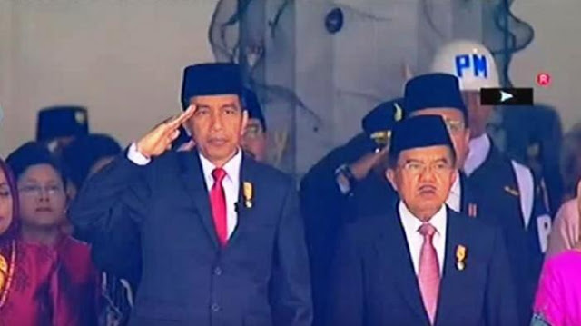 Kenapa Wapres Jusuf Kalla tidak Hormat Bendera Saat Upacara HUT RI di Istana? Ini Alasannya