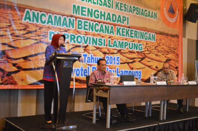 Agustus-Oktober 2015 Peluang Kekeringan Terjadi di 9 Kabupaten/Kota di Lampung