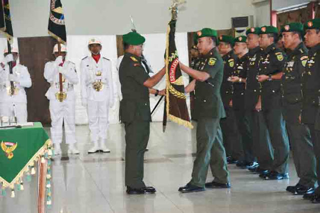 Acara Lepas-Sambut Danrem Digelar di Makorem dan Pemprov Lampung