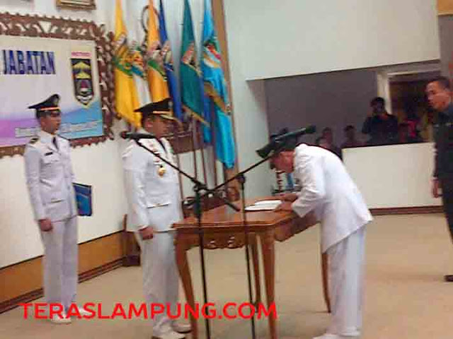 Chrisna Putra Dilantik Sebagai Penjabat Wali Kota Metro