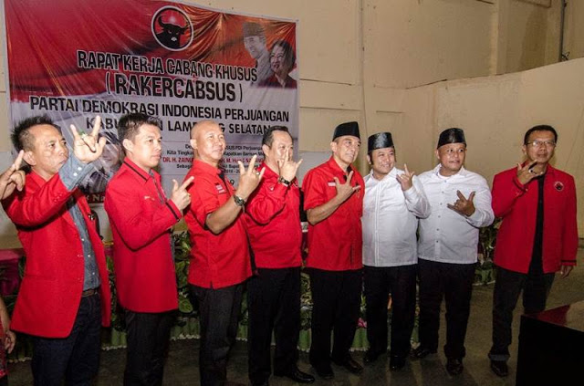 Hipni Minta DPP dan DPD PDI-P Tinjau Ulang Peserta Rakercabus PDI-P Lamsel