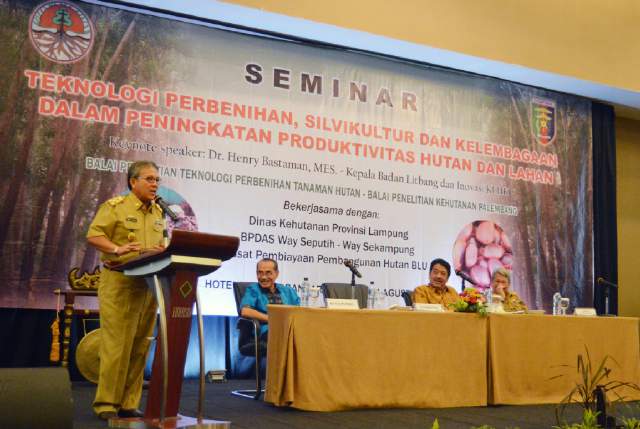 Dengan Aplikasi Teknologi Nuklir, BPTPTH Lampung Temukan Bibit Jati Unggul