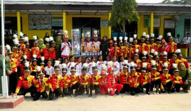 Drum Band SDN 3 Way Urang Kalianda Juara Umum Tingkat Provinsi