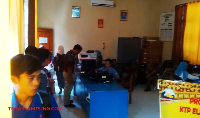 Server Rusak, Pembuatan E-KTP di Lampung Utara Terganggu