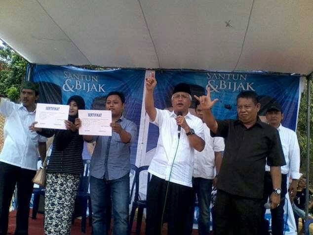 Kampanye Thobroni-Qomarunizar di Kemiling Aman