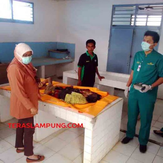 Mayat Pria tak Dikenal Ditemukan di Desa Karang Agung Lampung Utara