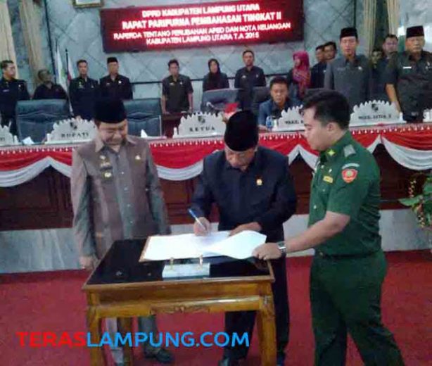 APBD-P Naik 8,37 Persen, Total APBD Lampung Utara 2015 Jadi Rp1,5 Triliun Lebih