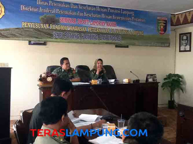 Disnak Keswan Lampung Susun Peta Jalan Kawasan Ternak