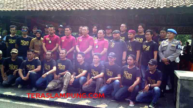 Inilah Tim Tekab 308 Polresta Bandarlampung