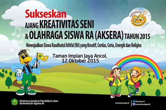 Kemenag Gelar Aksera bagi Pelajar Raudhlatul Athfal