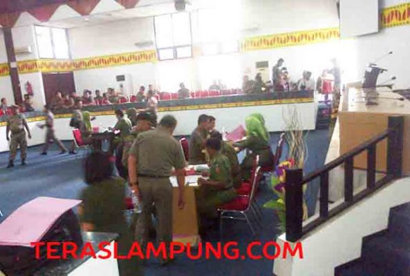 BKD Bandarlampung Data Ulang 1.048 Honorer Polisi Pamong Praja