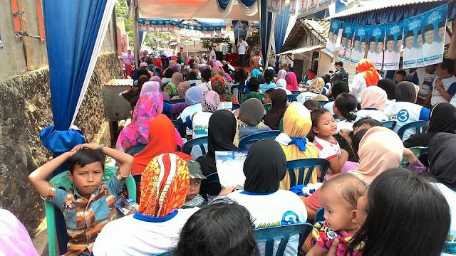 Kampanye Thobroni Harun di Kecamatan Kedaton Bandarlampung