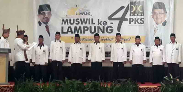 Muswil ke-4 PKS Lampung: Presiden PKS Lantik DPTW PKS Lampung