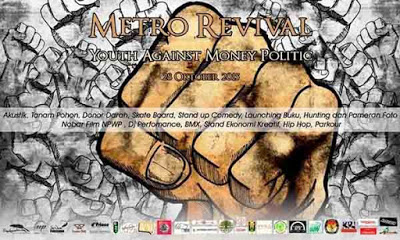 ‎Sumpah Pemuda, Anak Muda Metro Kampanye Lawan Politik Uang