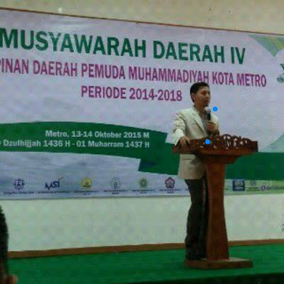 Slamet Tedy Kembali Pimpin Pemuda Muhammadiyah Metro