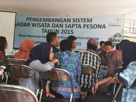 Workshop Sadar Wisata Lamsel: Ini Kunci Destinasi Wisata Ramai Dikunjungi Wisatawan