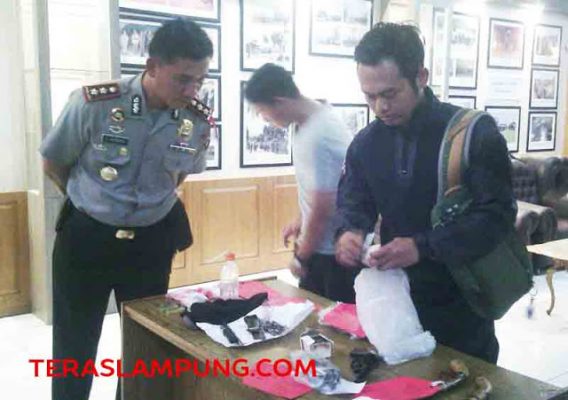 Polres Lampung Tengah Ringkus Perakit Senjata Api di Dekat Kantor Pemkab