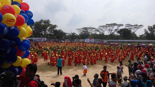 Tarian Bedana Lunik 2.700 Anak-anak PAUD Metro Pecahkan Rekor MURI