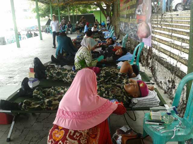 Rayakan HUT ke-70, Brigif 3 Marinir Gelar Istighosah dan Donor Darah