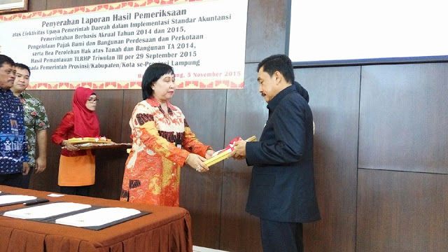 Chrisna Putra Terima Laporan Hasil Pemeriksaan BPK RI