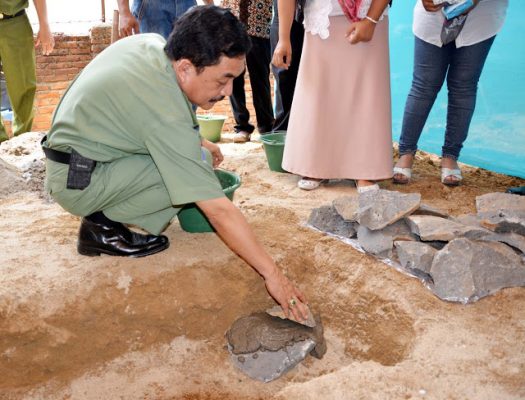 Pj Walikota Metro Letakkan Batu Pembangunan Kantor Media