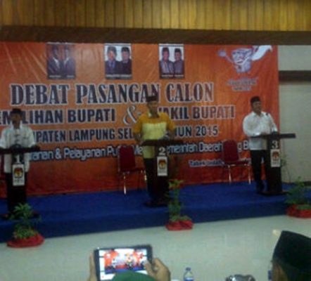 Besok Sore KPU Lamsel Gelar Debat Publik Cawabub di Grand Elty Resort
