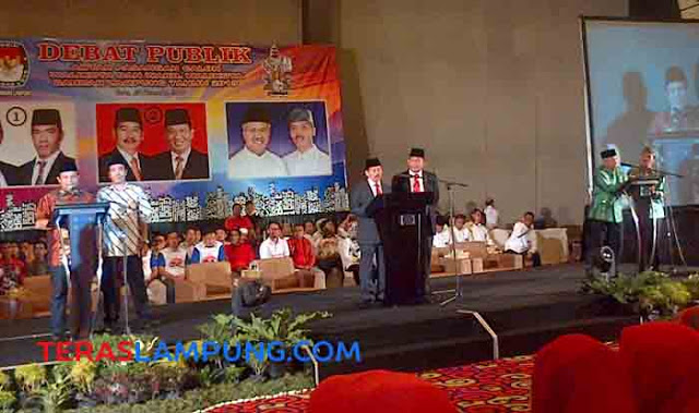 Debat Publik Calon Walikota-Wakil Walikota Bandarlampung Memanas
